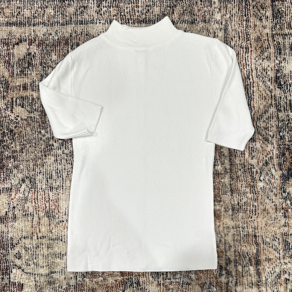 Double Zero White Short Sleeve Tee